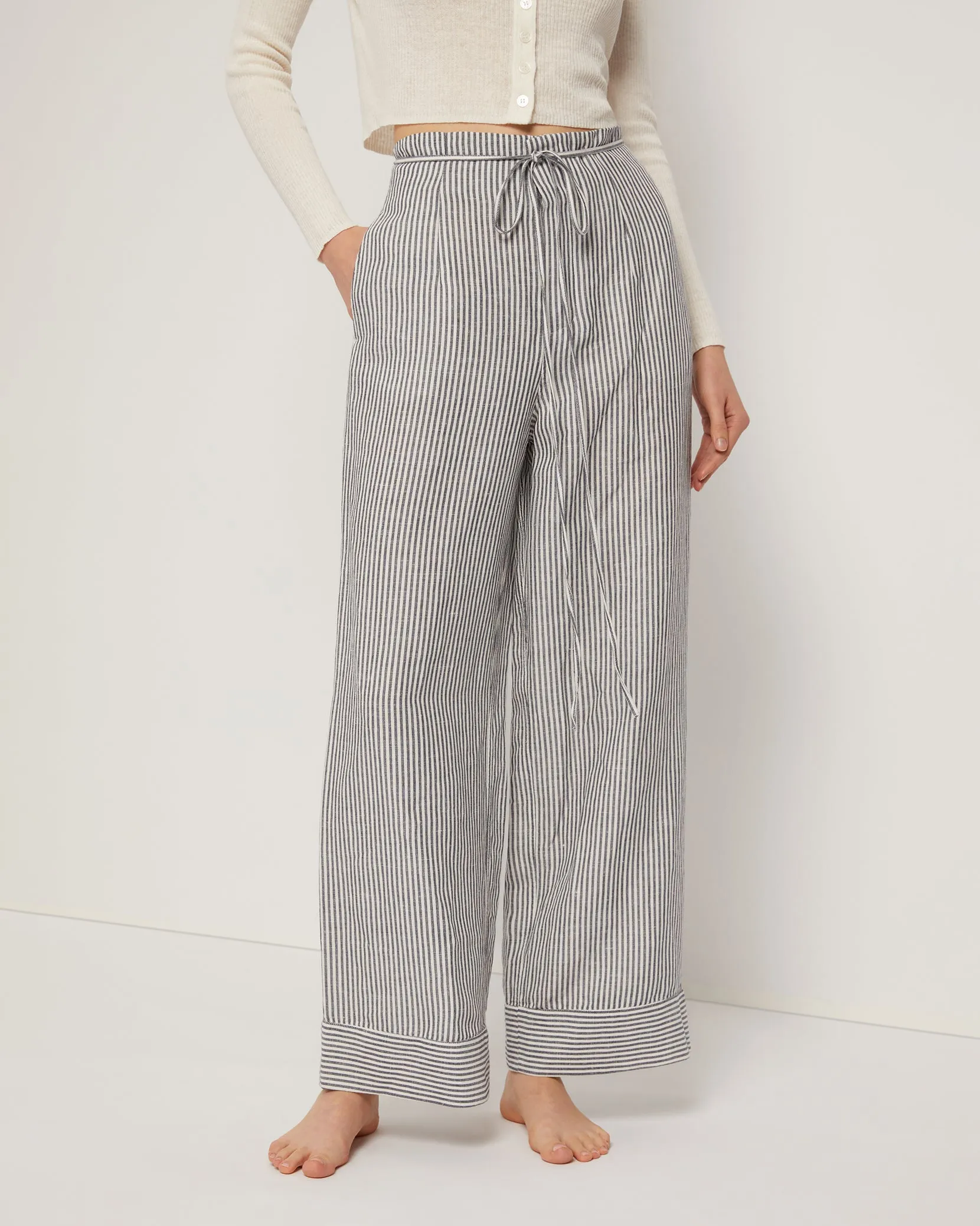 Air Linen Paperbag Trouser