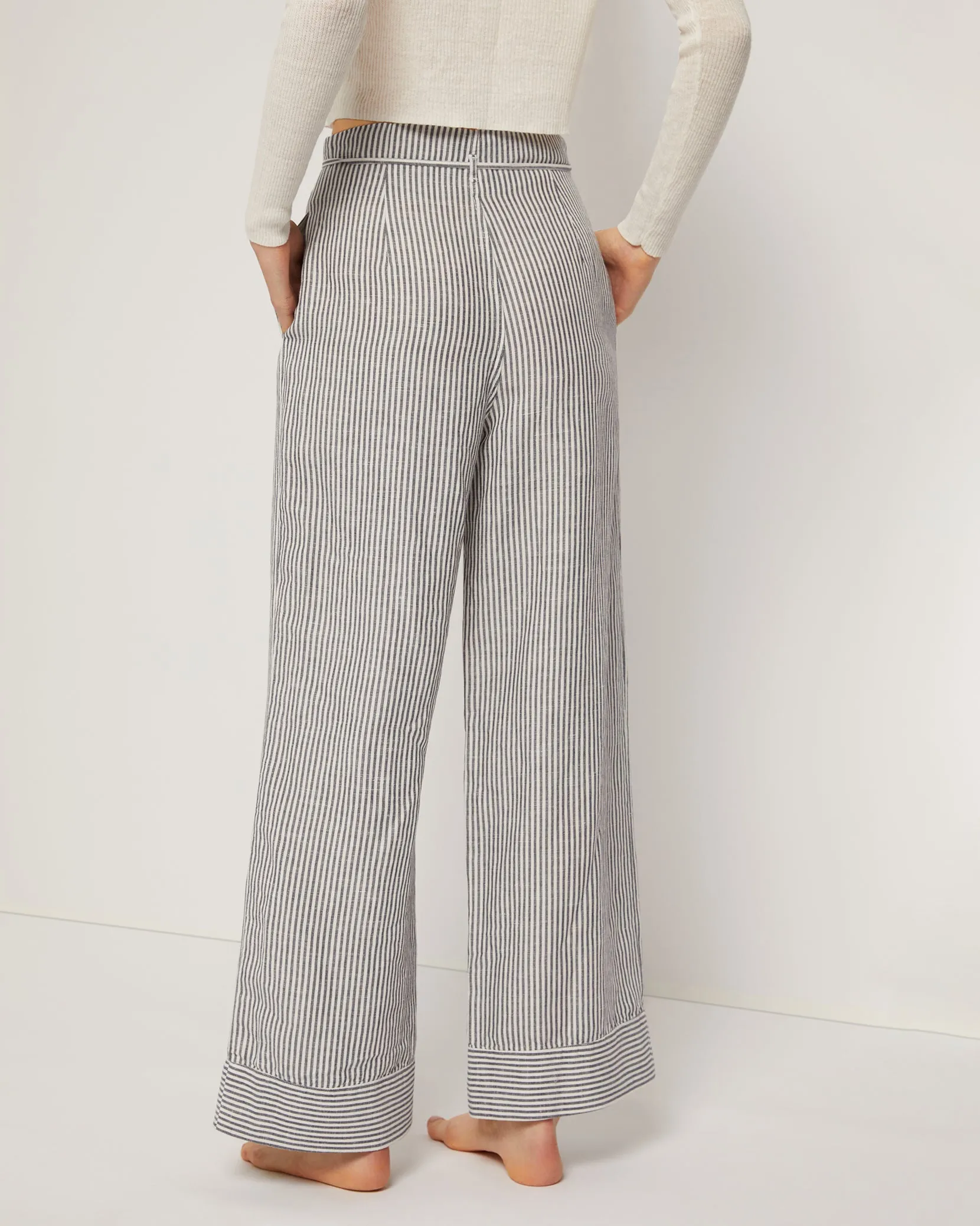 Air Linen Paperbag Trouser
