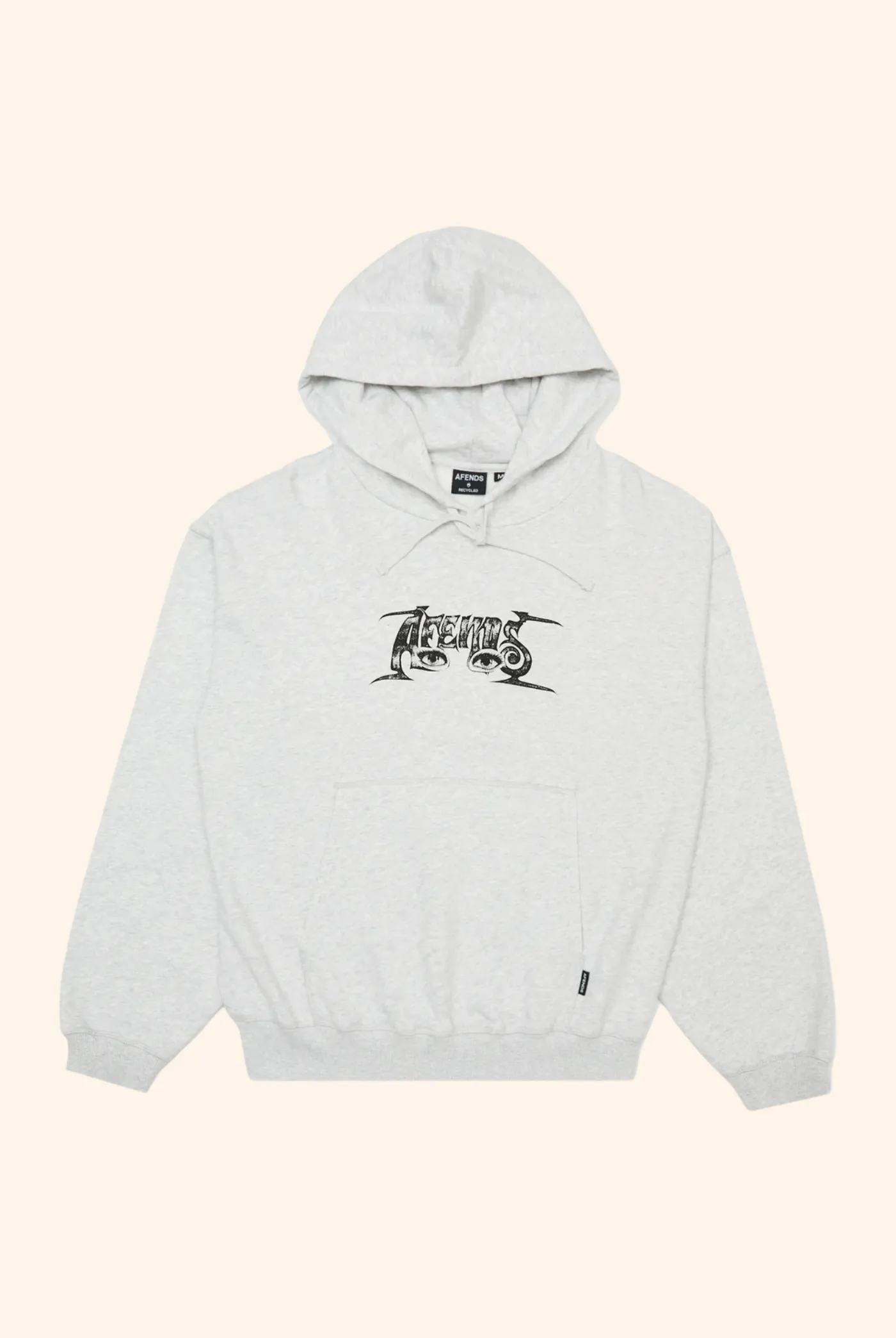 All Eyez Boxy Pull On Hood Grey Marle