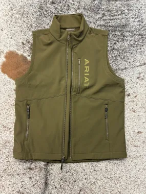 ARIAT MENS LOGAN SOFTSHELL VEST BEECH