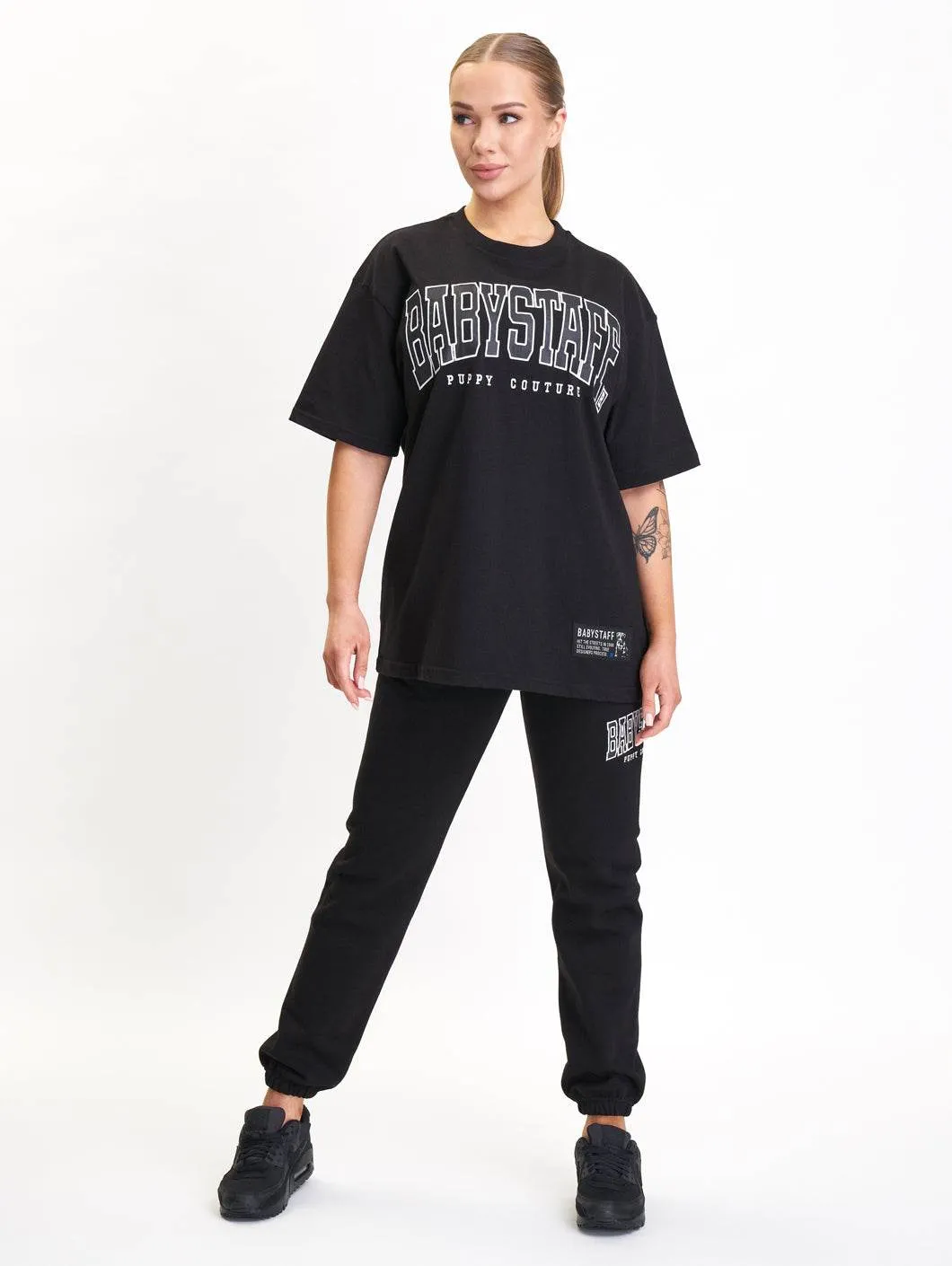 Babystaff College Oversize T-Shirt Black