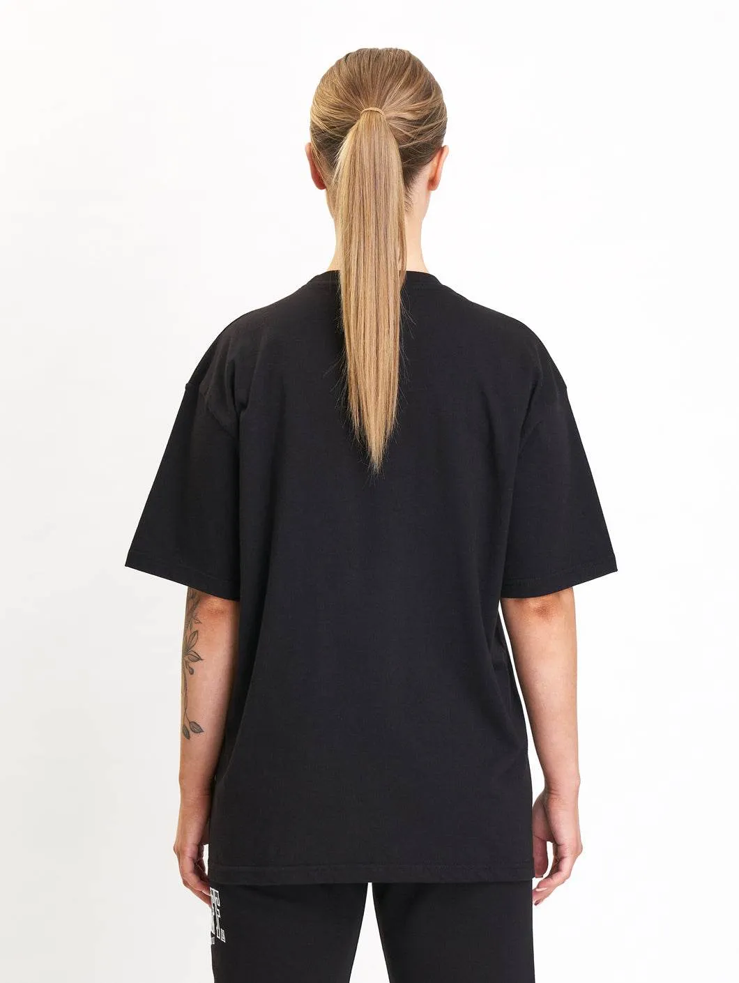 Babystaff College Oversize T-Shirt Black