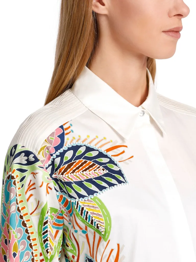 Beaded Floral Blouse