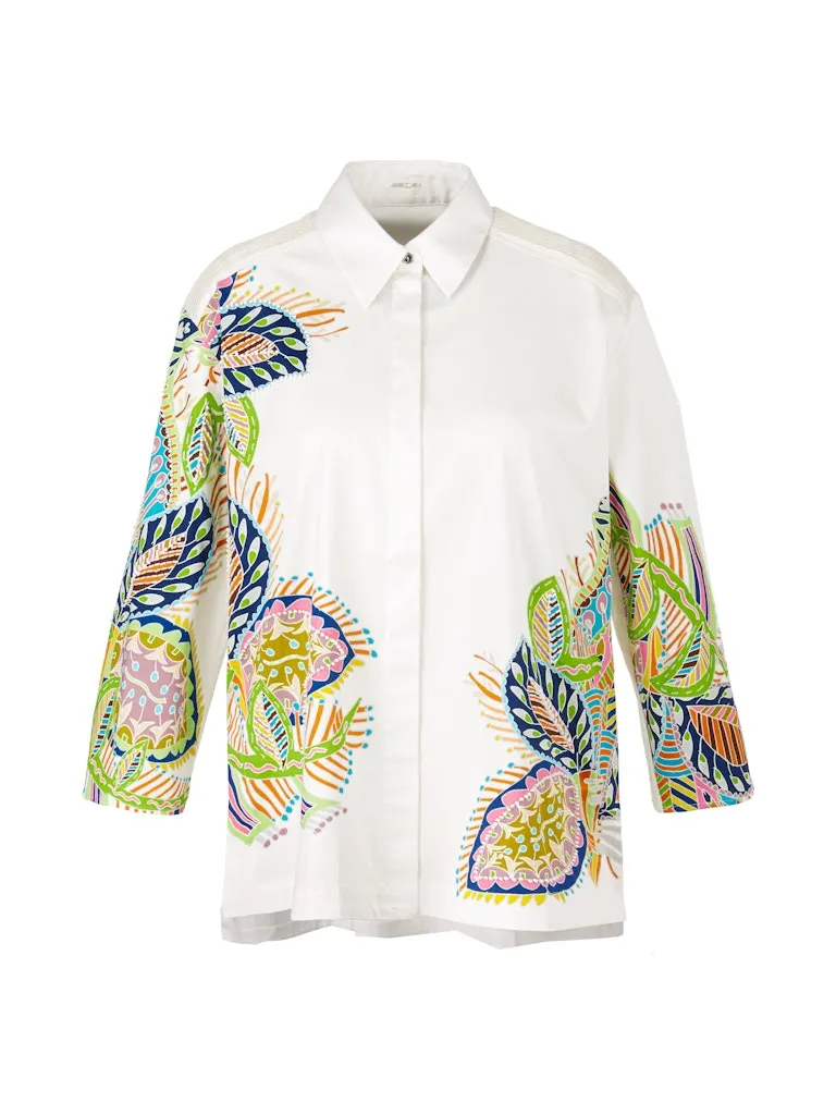 Beaded Floral Blouse
