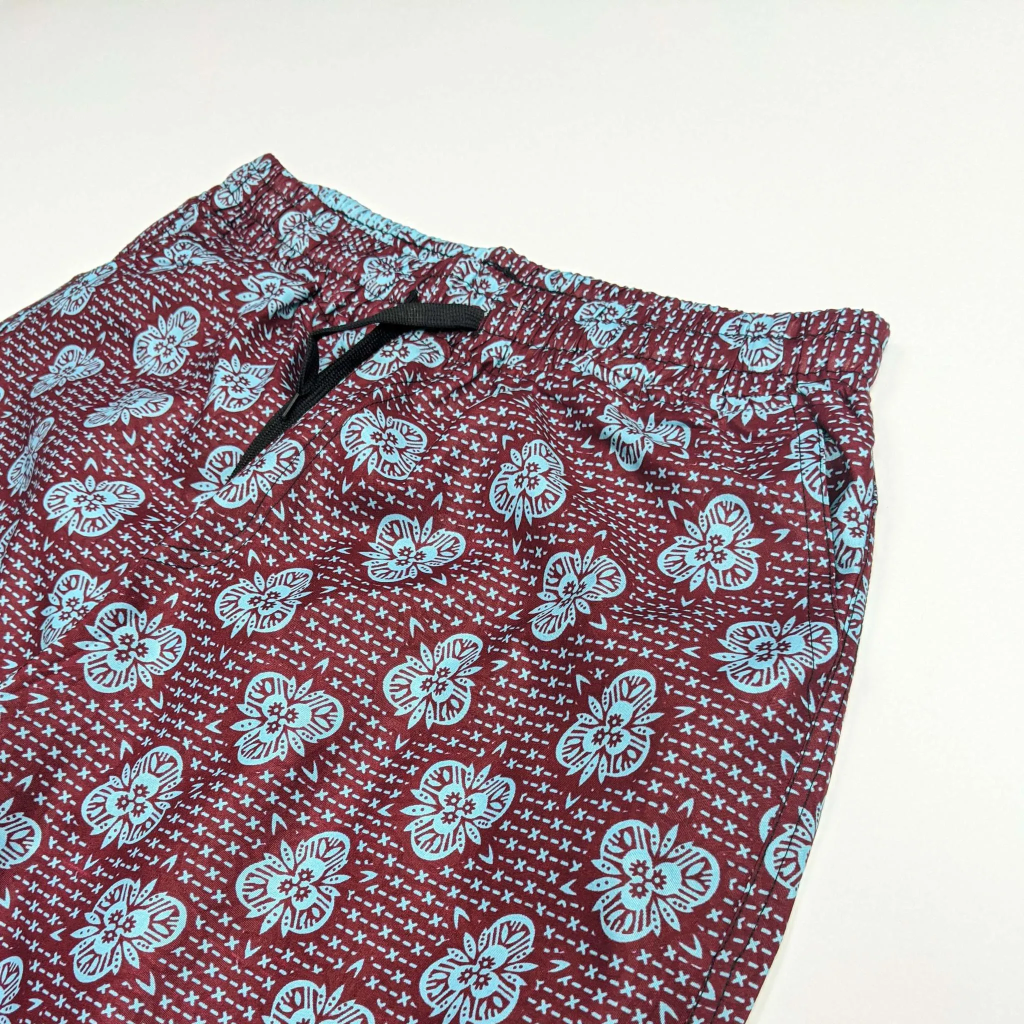 Blue & Wine Ankara Pants