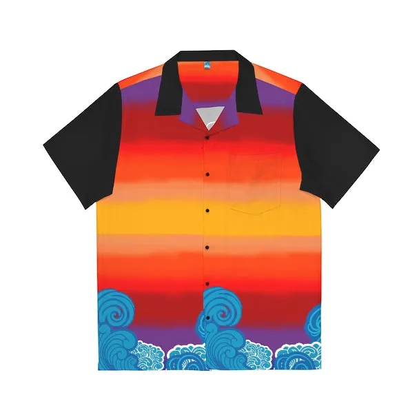 BMCLUB Wavy Men's Hawaiian Shirt
