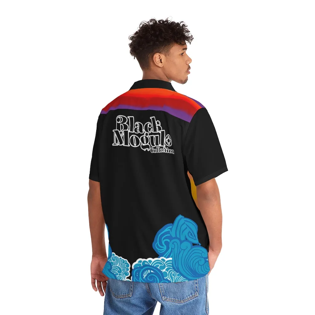 BMCLUB Wavy Men's Hawaiian Shirt