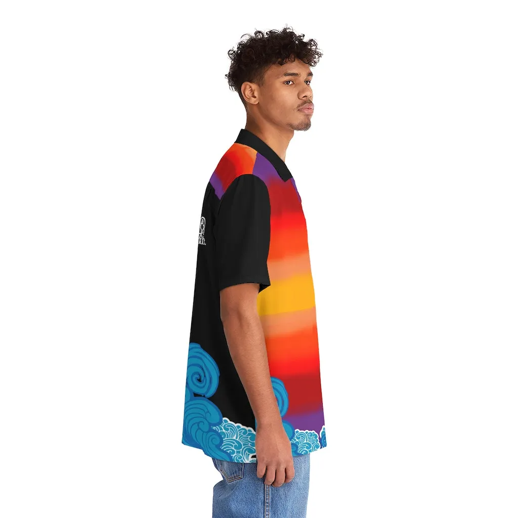 BMCLUB Wavy Men's Hawaiian Shirt