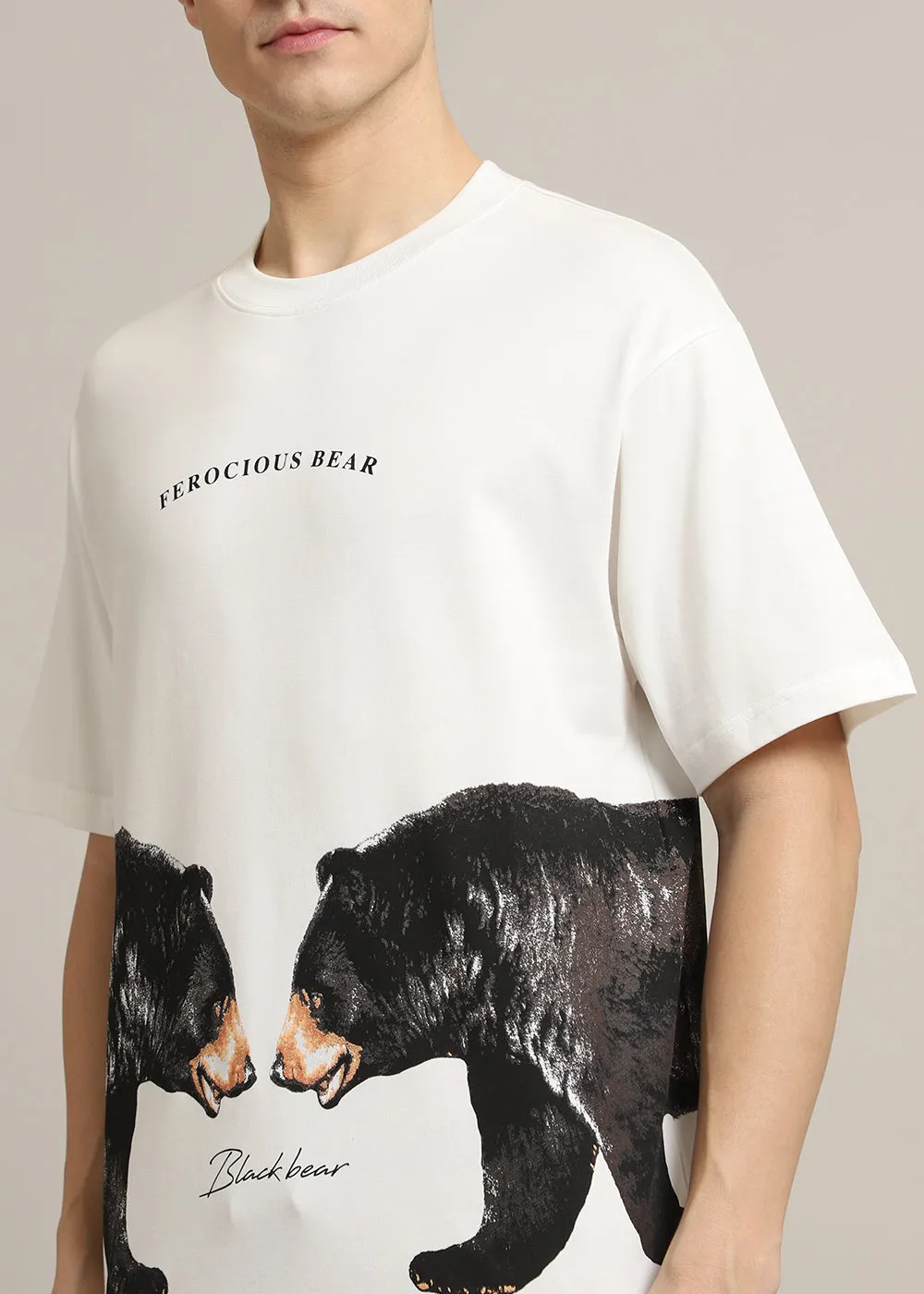 Ferocious White Oversized T-shirt