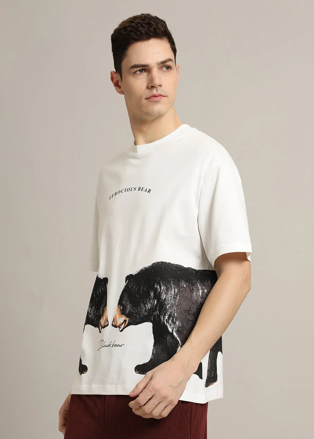 Ferocious White Oversized T-shirt