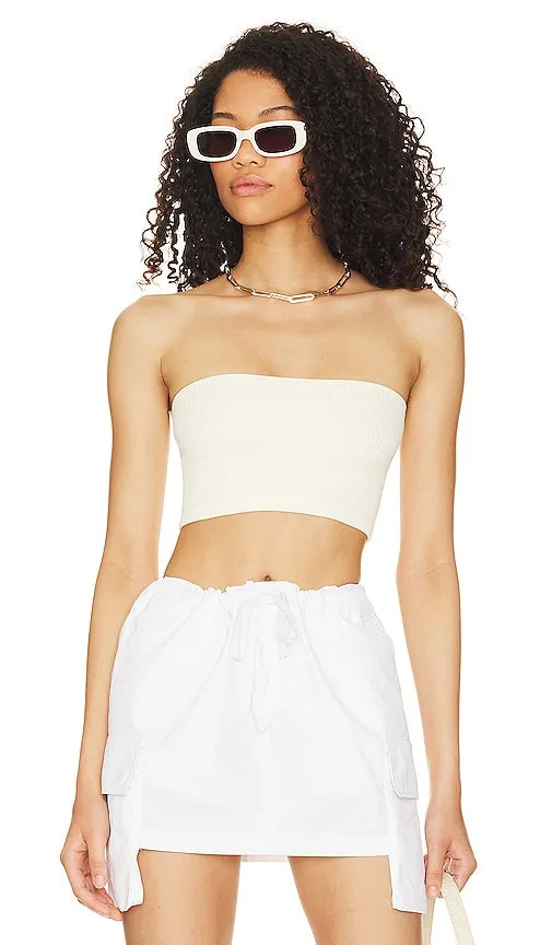 Free People Amelia Bandeau in Ivory