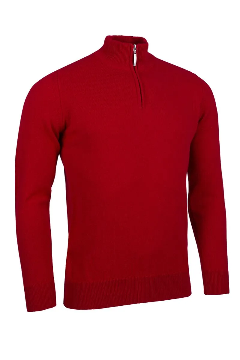 Glenbervie Crested Collection Glenmuir Coll ZN Lambswool Sweater