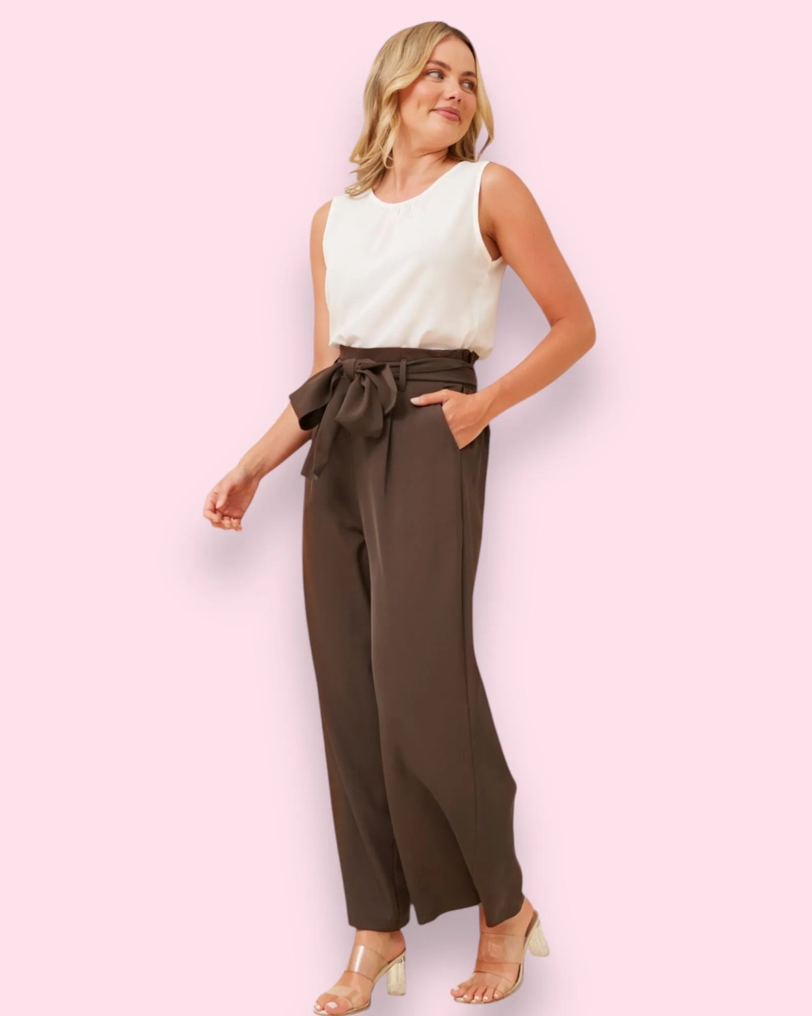 Lena Paperbag Waist Pants
