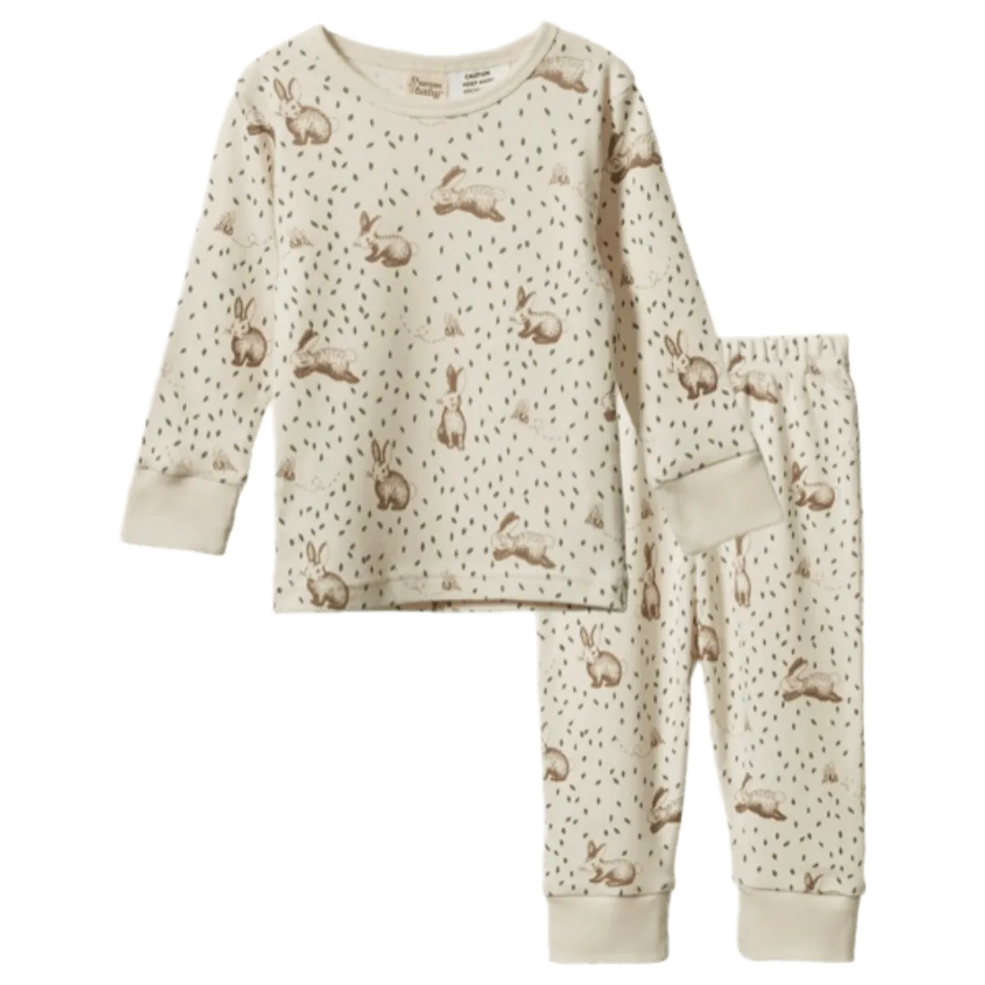 Long Sleeve Pyjama Set - Rabbitty