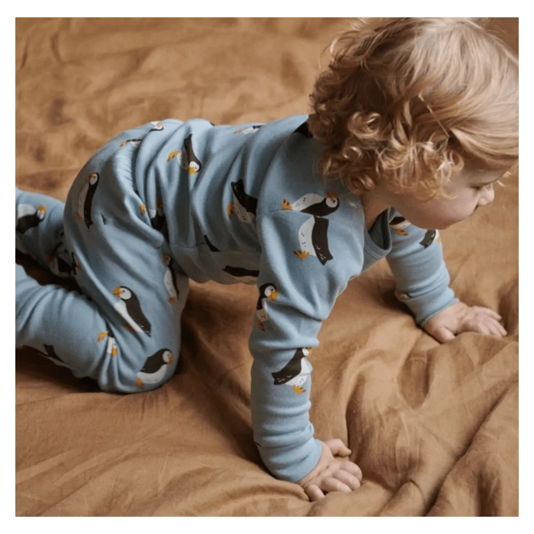 Long Sleeve Pyjamas - Puffin