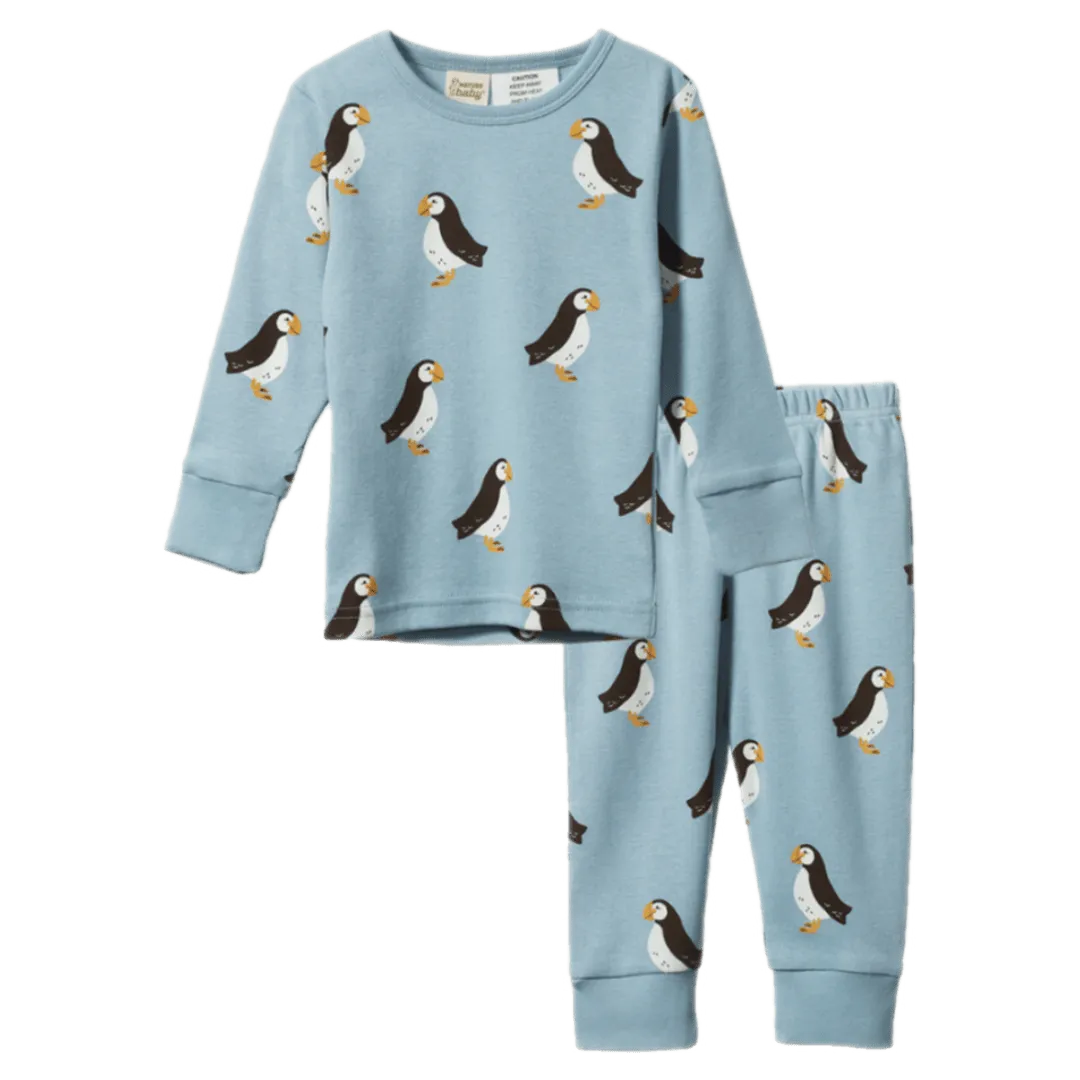 Long Sleeve Pyjamas - Puffin