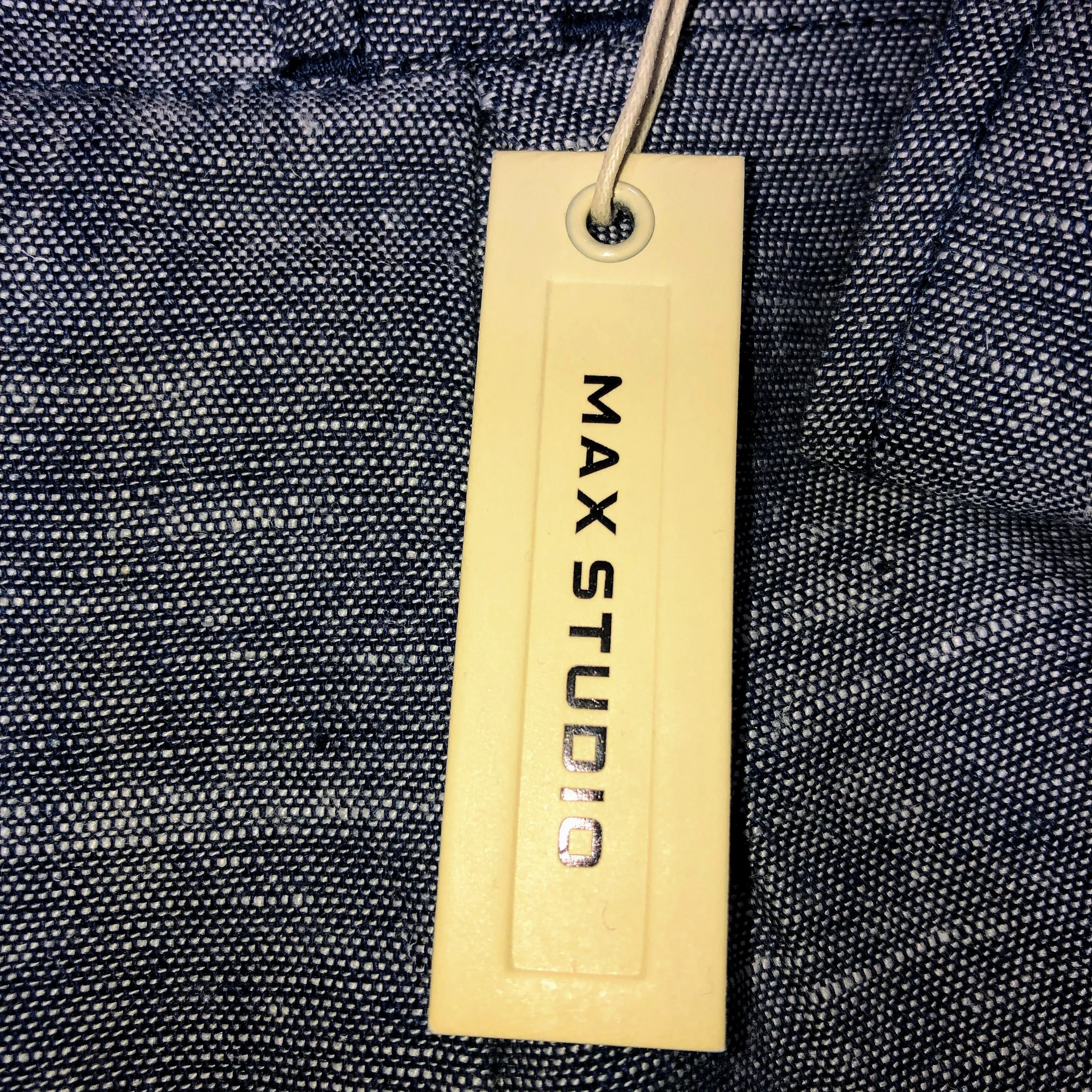 Max Studio NavyXDye Linen Pants - Size XS