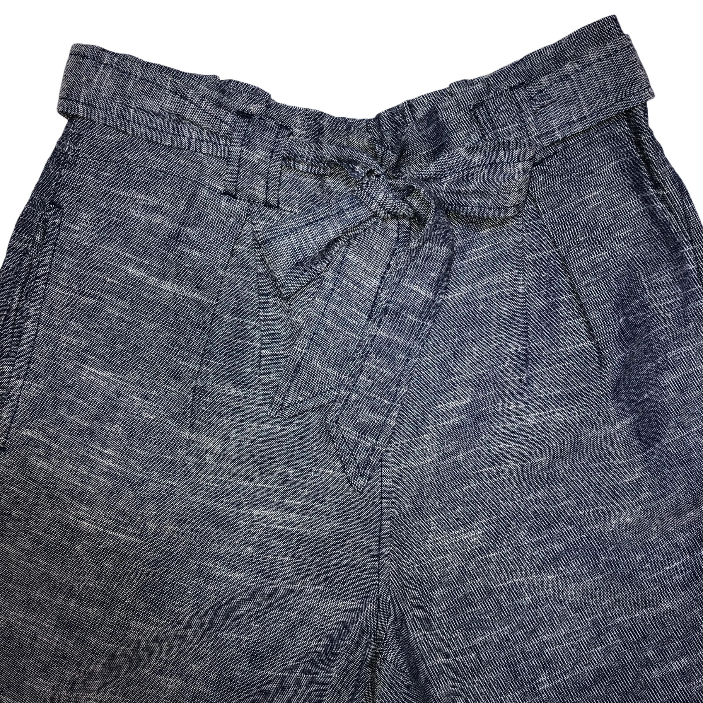 Max Studio NavyXDye Linen Pants - Size XS