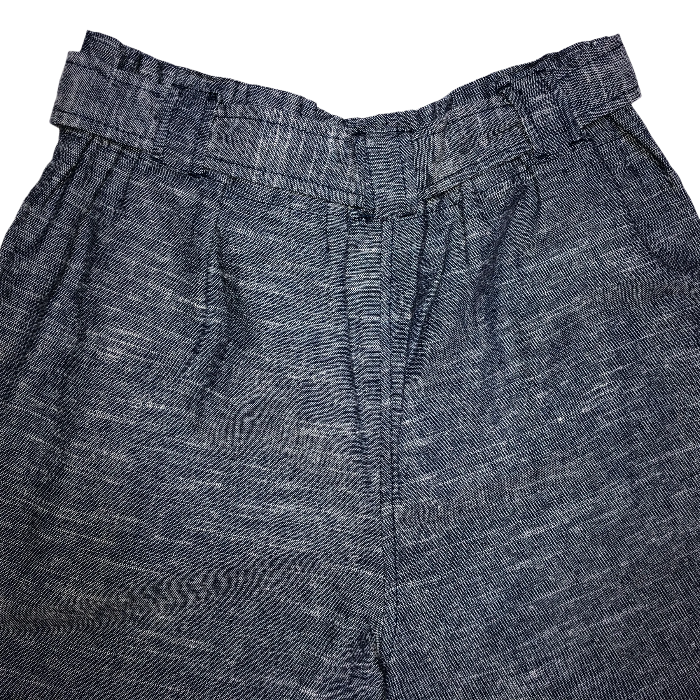 Max Studio NavyXDye Linen Pants - Size XS