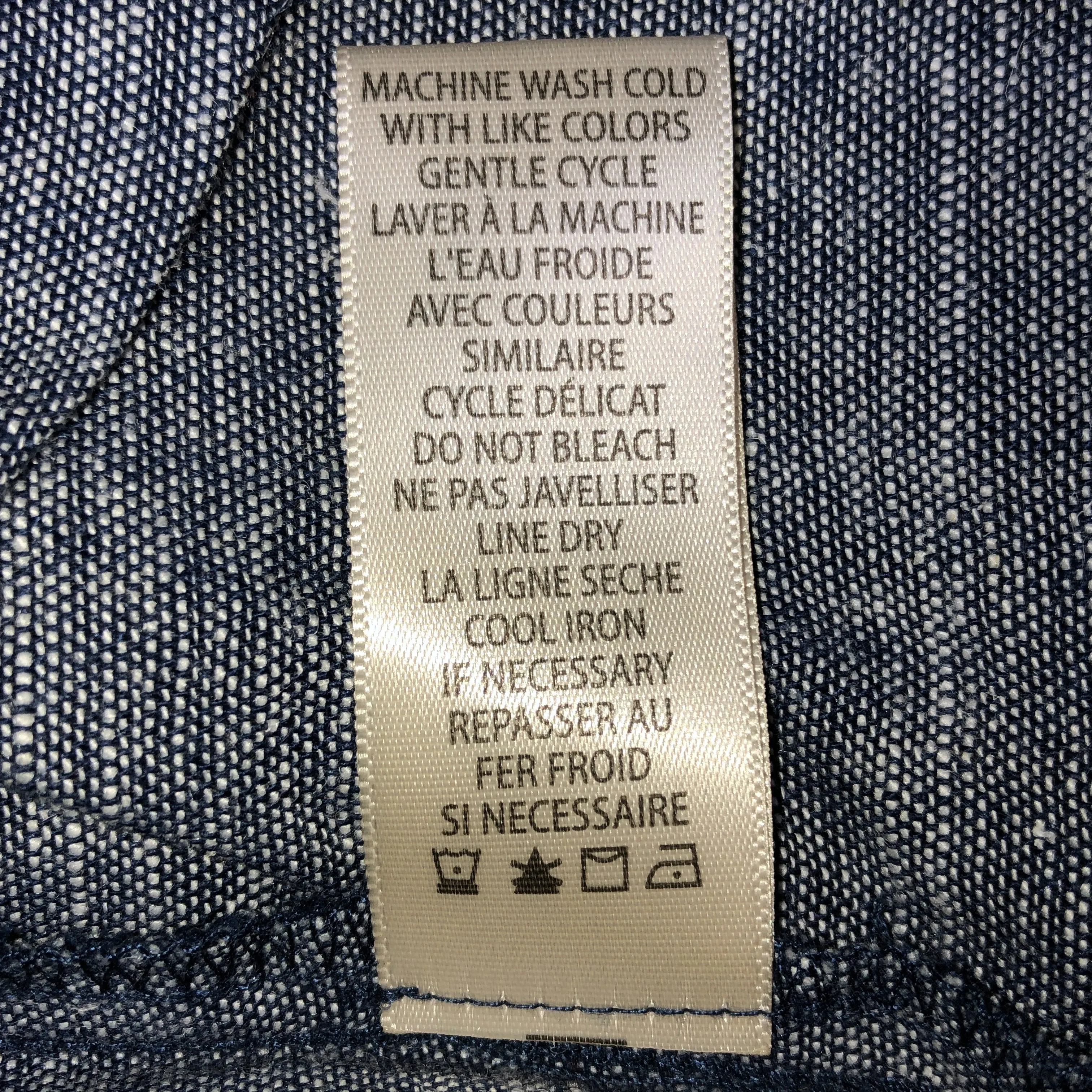 Max Studio NavyXDye Linen Pants - Size XS