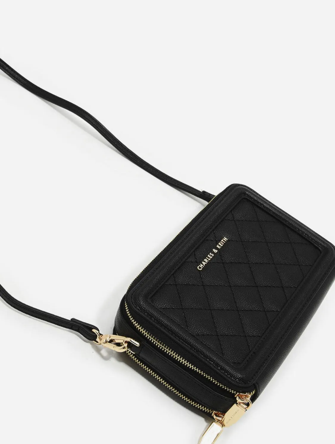 Quilted Boxy Long Wallet