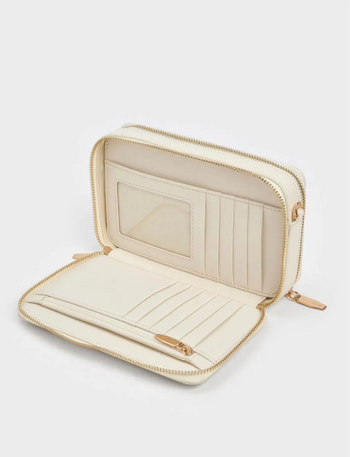 Quilted Boxy Long Wallet