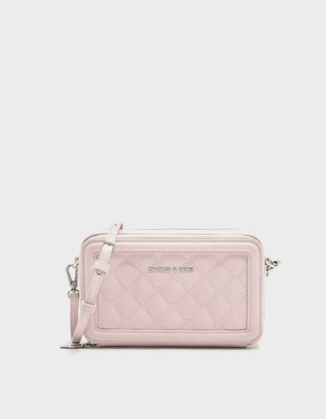 Quilted Boxy Long Wallet