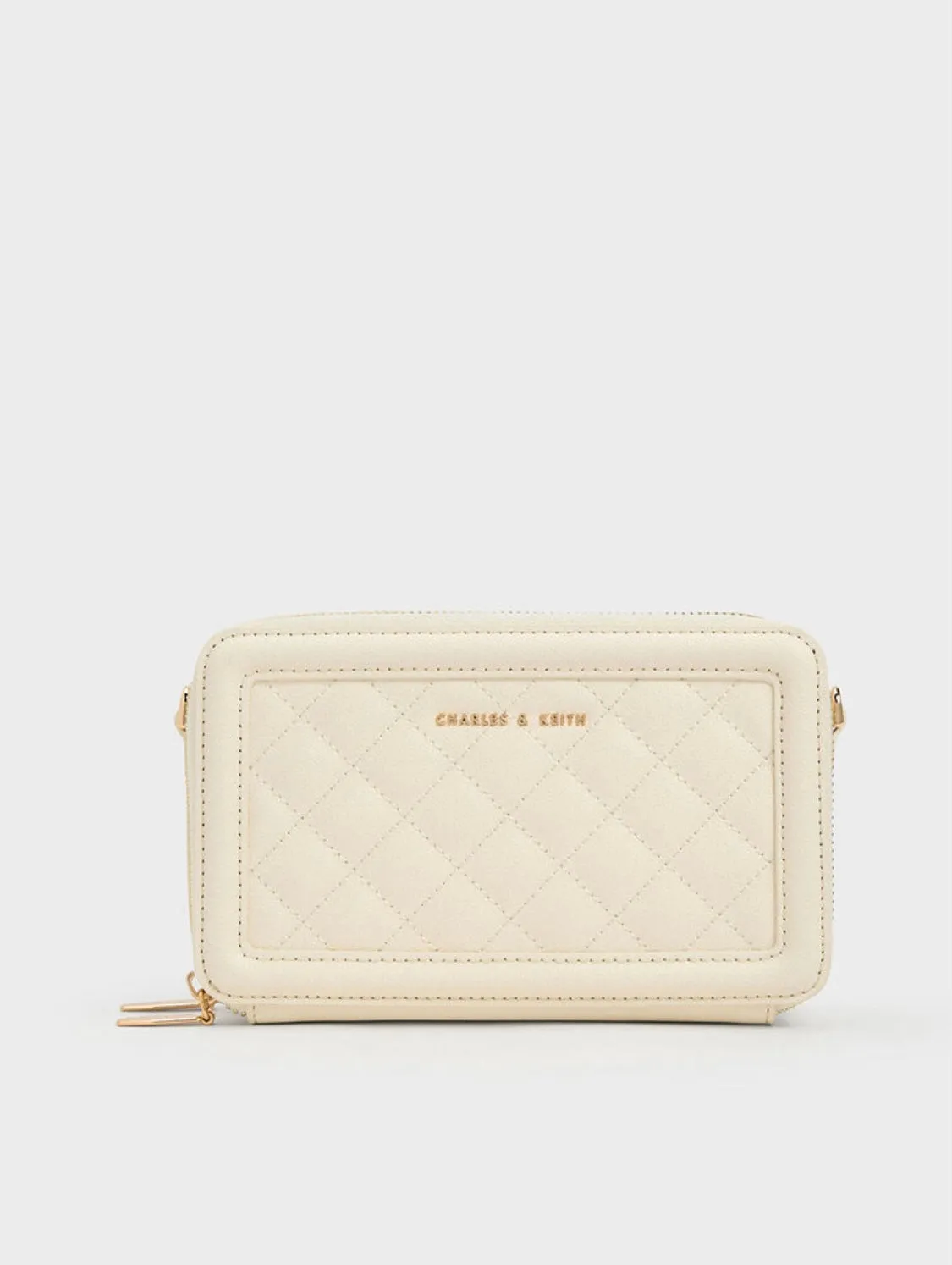 Quilted Boxy Long Wallet