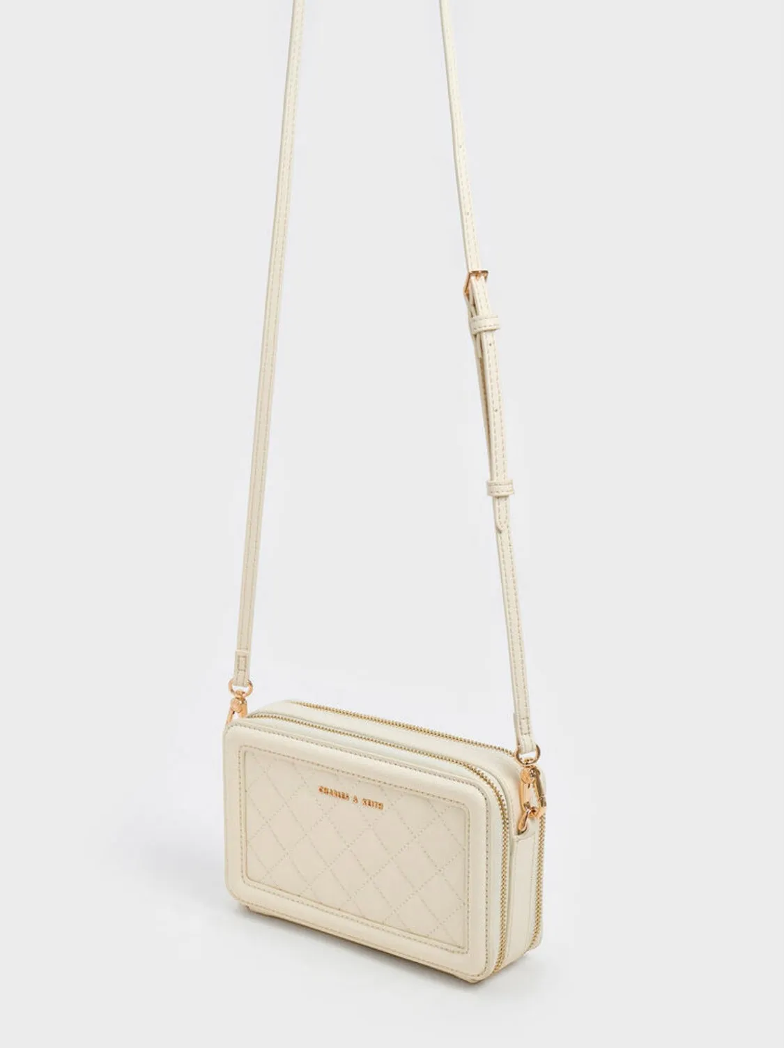 Quilted Boxy Long Wallet