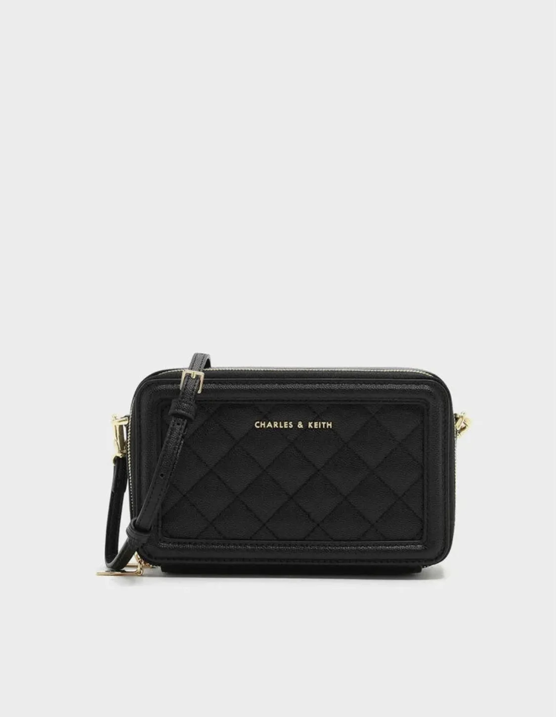 Quilted Boxy Long Wallet