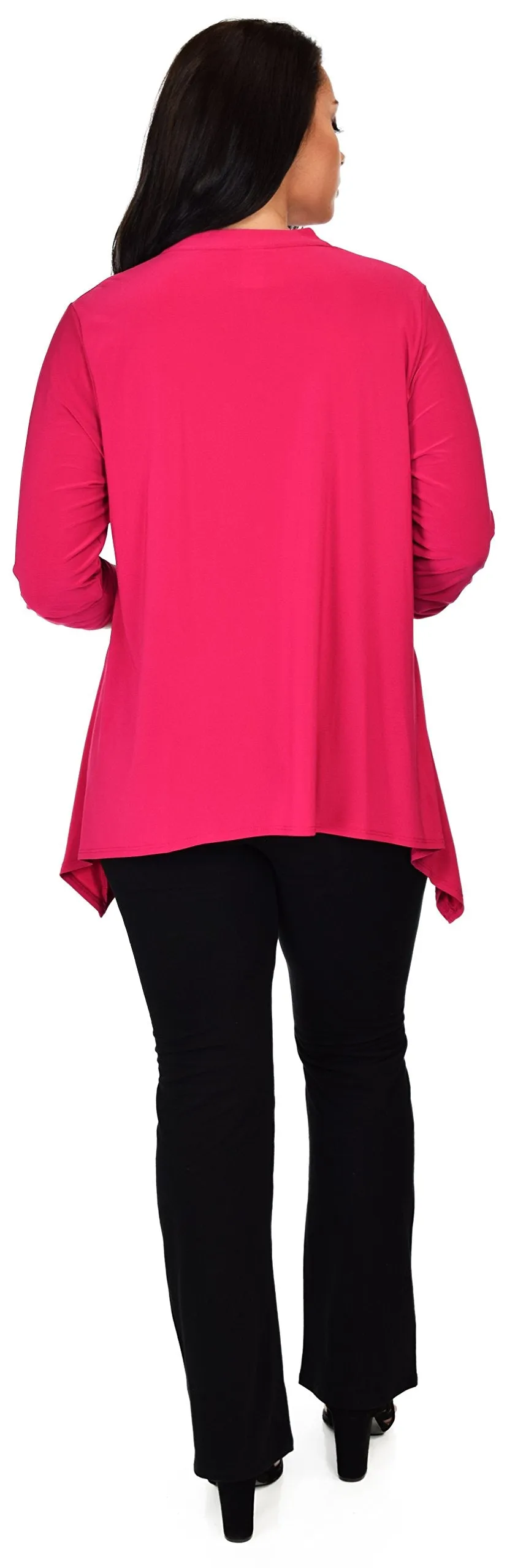 Ruffled Collar Asymmetrical Babydoll Tunic Top Blouse Shirt