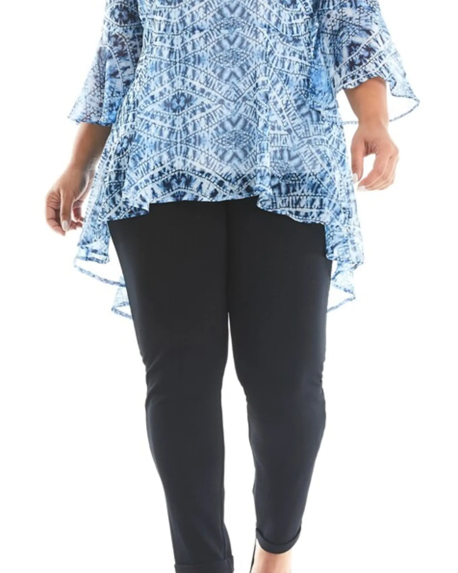 Shibori High-Low Tunic | Print