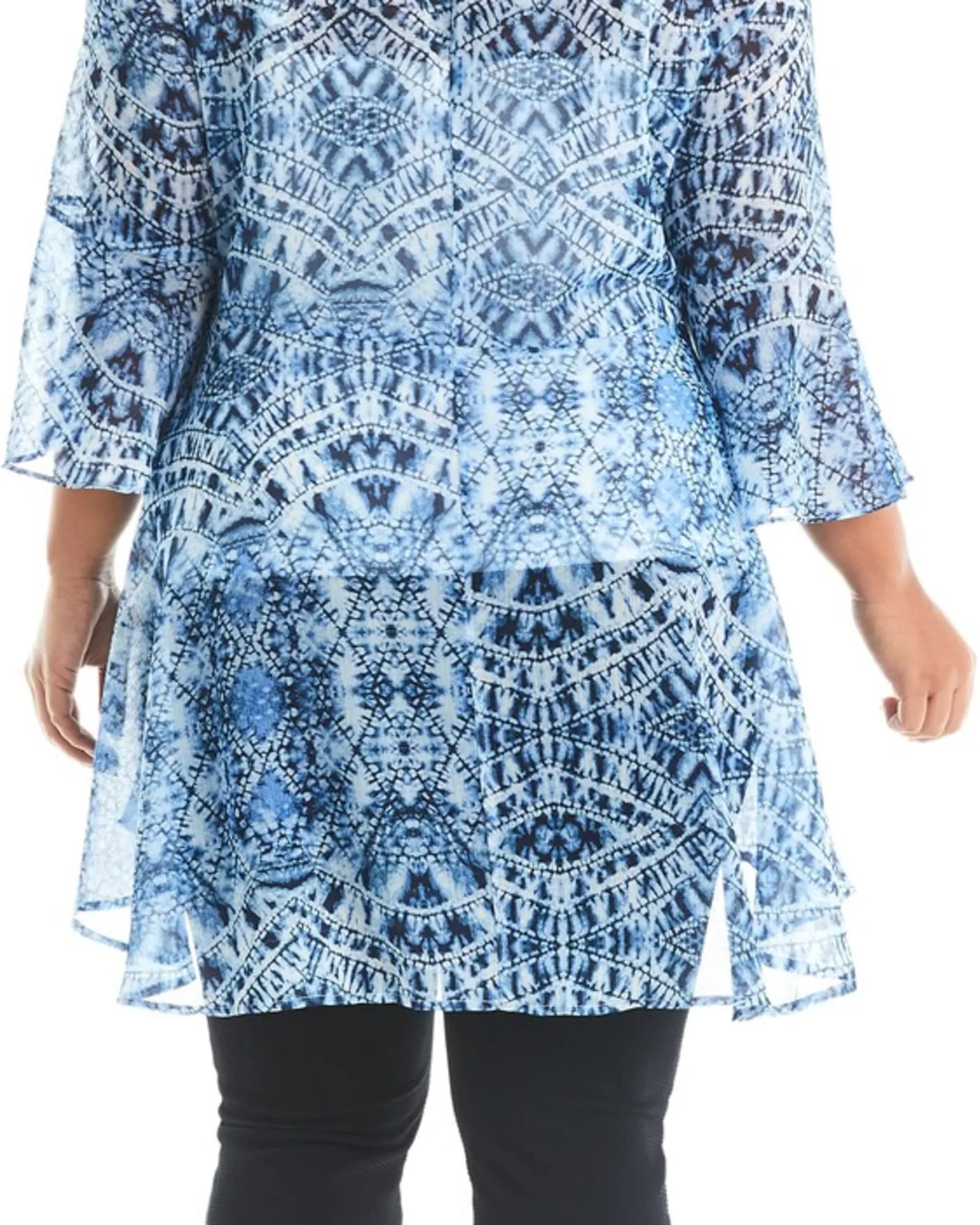 Shibori High-Low Tunic | Print