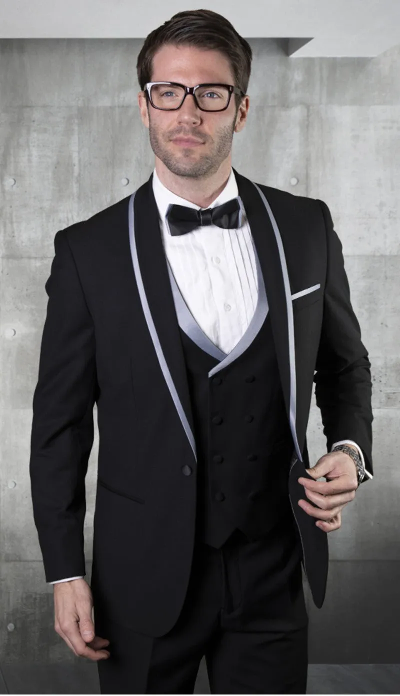 Statement  GENOVA-2-GR Mens Suit
