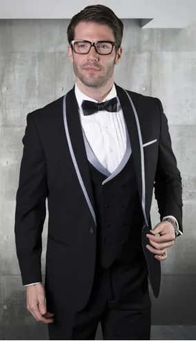 Statement  GENOVA-2-GR Mens Suit