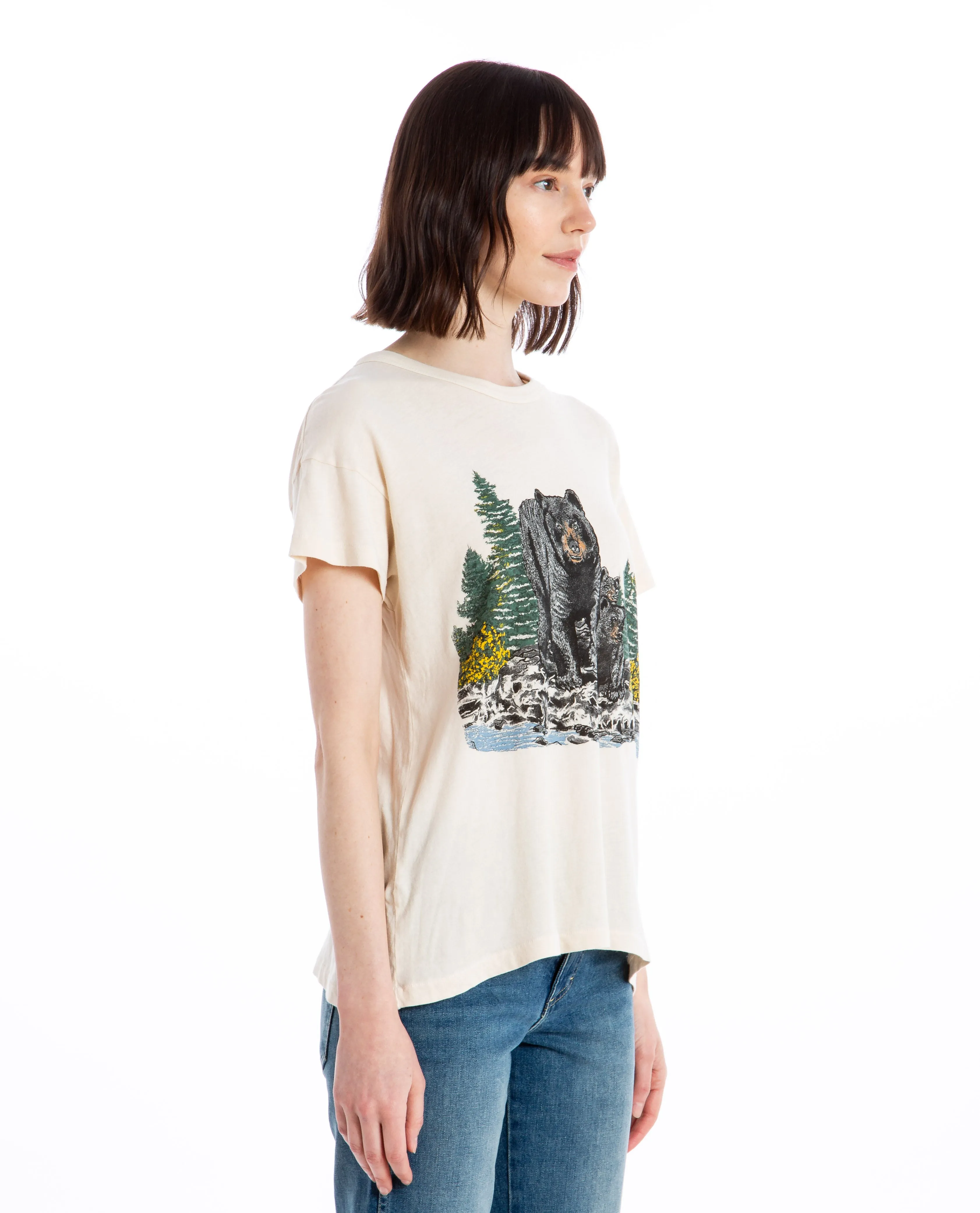 The Boxy Black Bear Tee
