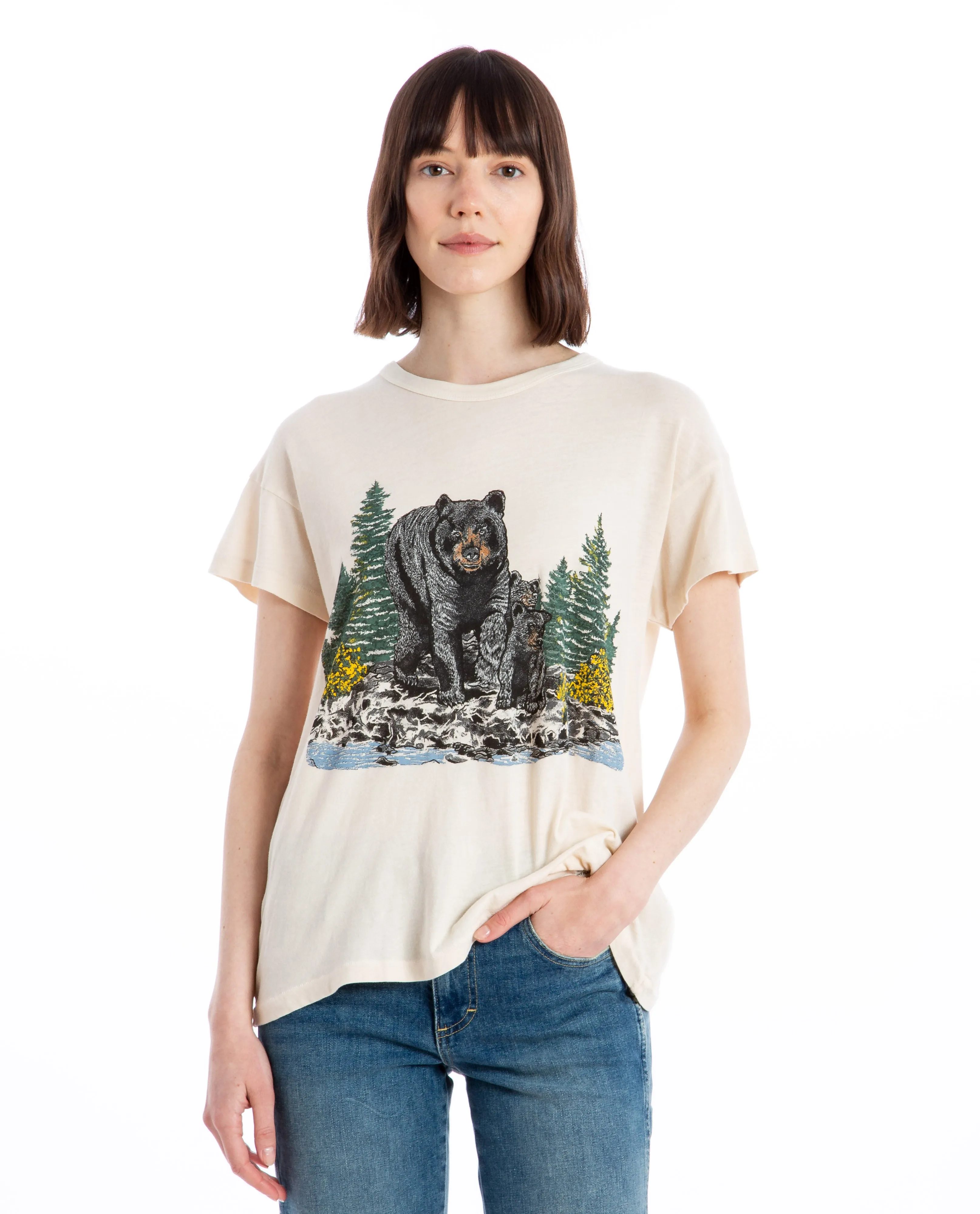 The Boxy Black Bear Tee