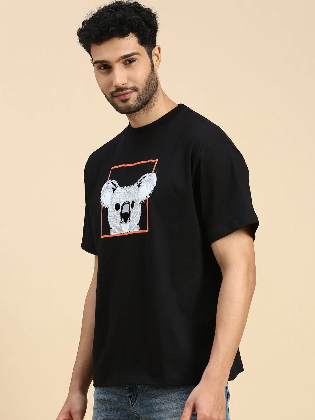 Unisex Graphic Printed Drop Shoulder Oversized T-Shirt
