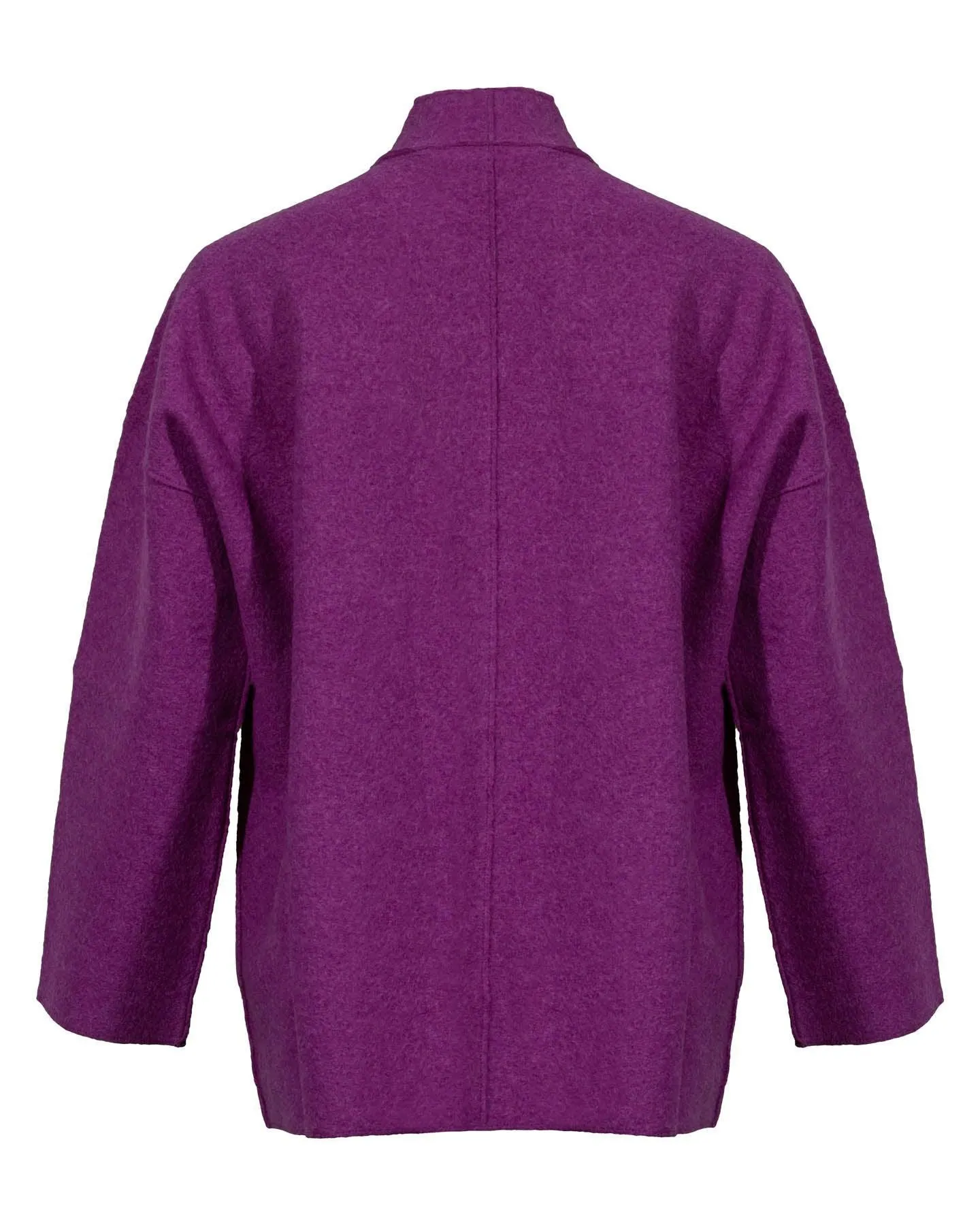 Wool High Collar Jacket